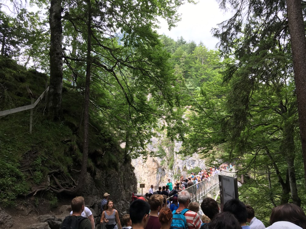 The line for Marie's Bridge